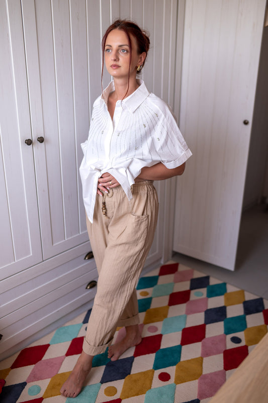 Pantalon Lin Sable