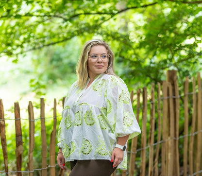 Chemise Bohème Lime